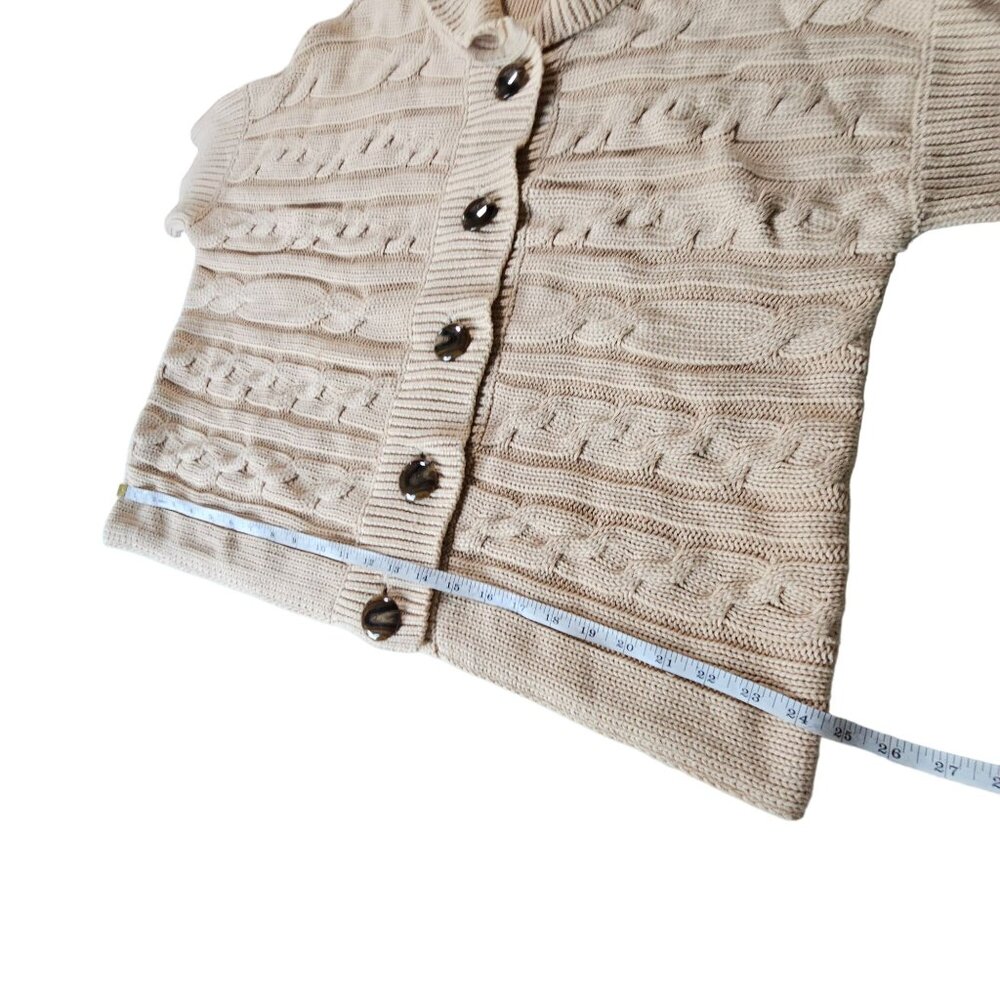 Talbots Women's Short Sleeved Sweater Cardigan accent buttons size 2X - Picture 13 of 14